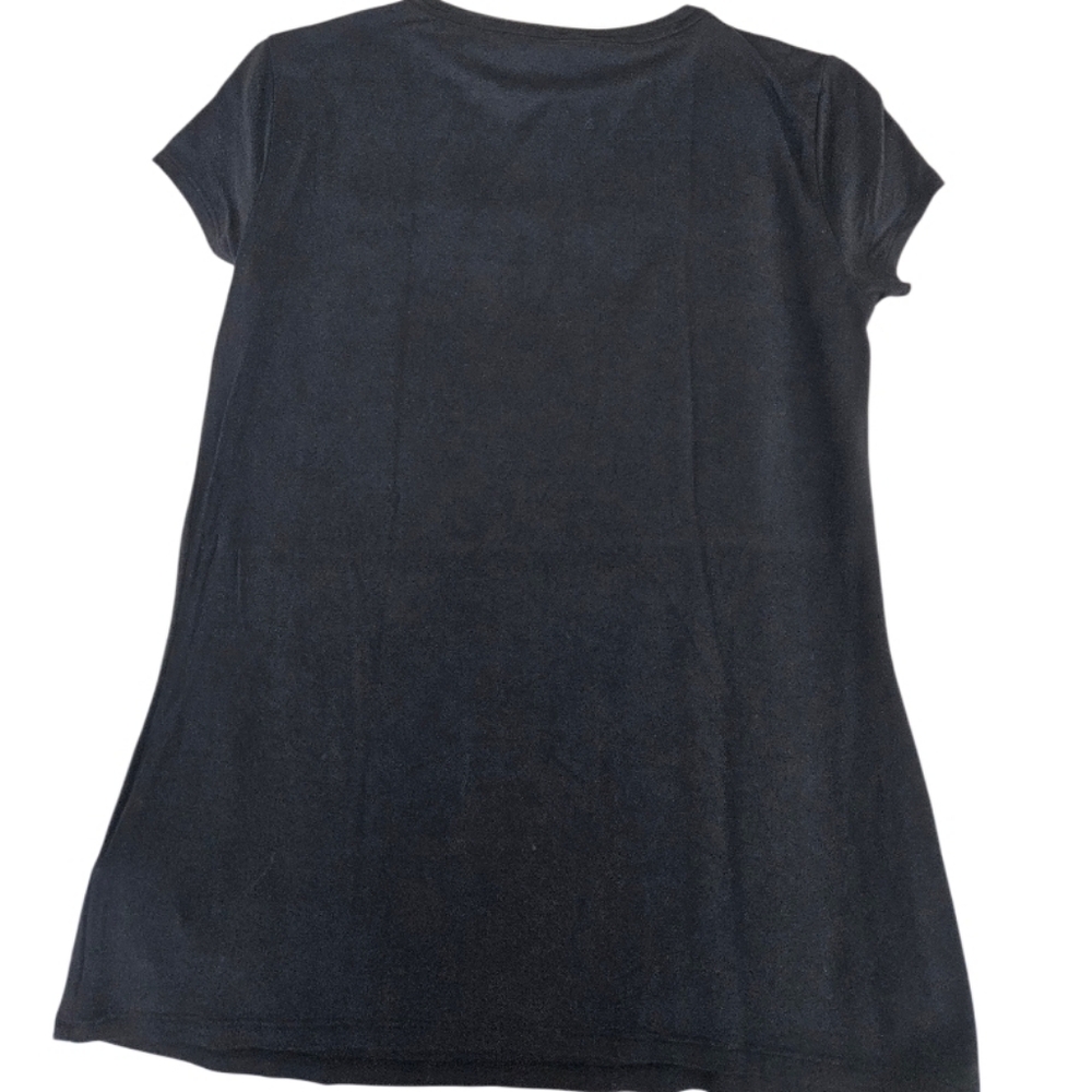 Ted Baker Black Crewneck Short Sleeve Tee Women's - Picture 8 of 9